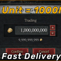 Season 2 Softcore Gold 1 Unit = 1000000000 Gold Fast Delivery