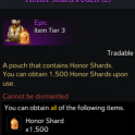 Honor Shard Pouch (L)