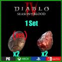 Duriel Bundle: [2 x Mucus-Slick Egg + 2 x Shard of Agony] Material Package[Season 2
