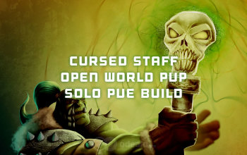 Cursed Staff Open World PvP/Solo PvE Albion Online build
