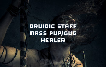 Druidic Staff mass PvP Healer Albion Online build